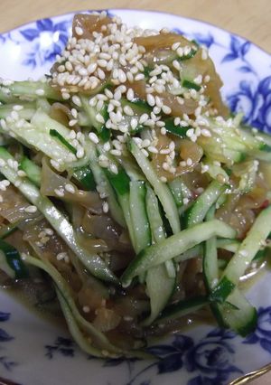 ごまいっぱい中華くらげ-レシピのメイン写真