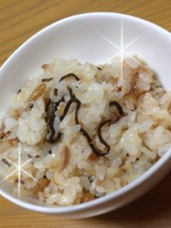超簡単‼塩昆布とツナとなめたけの混ぜご飯-レシピのメイン写真
