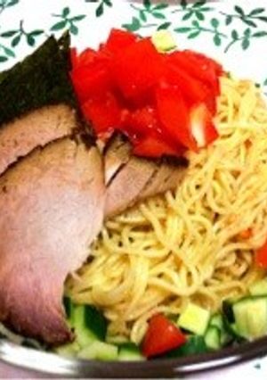 スープ利用で簡単*冷やし博多ラーメン*-レシピのメイン写真