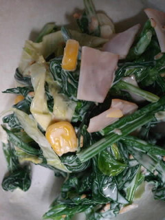 レンジでチン♪ほうれん草サラダ-レシピのメイン写真