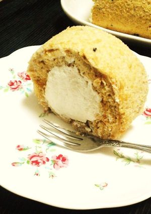 しっとり♪ミルクティーロールケーキ-レシピのメイン写真