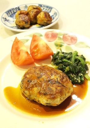 豆腐とひじきのハンバーグ＆ミートボール-レシピのメイン写真