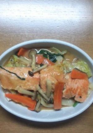 鮭の簡単チャンチャン焼き-レシピのメイン写真