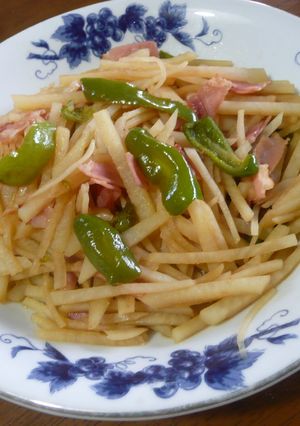 じゃが芋とベーコンのシャキシャキ炒め-レシピのメイン写真