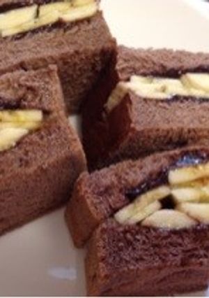 チョコバナナパン-レシピのメイン写真