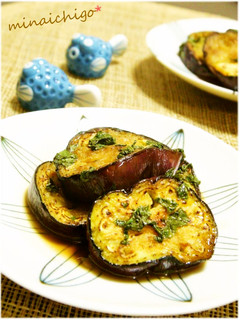 ナスの大葉ポン酢焼き-レシピのメイン写真
