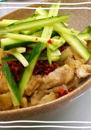 鶏むねでこくうまゴマだれラー油-レシピのメイン写真