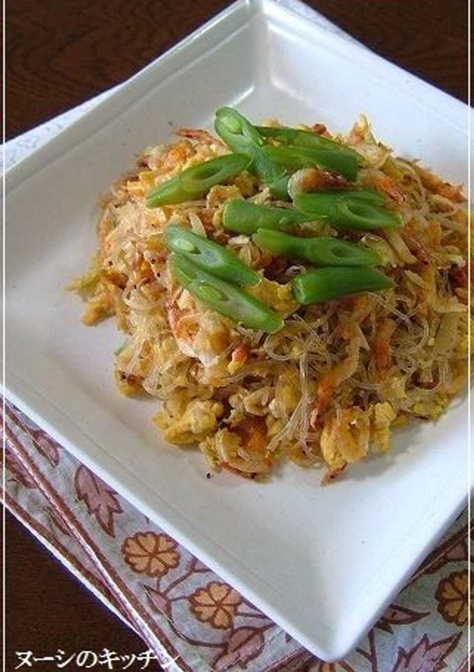 春雨と桜えびと卵の中華風炒め物-レシピのメイン写真