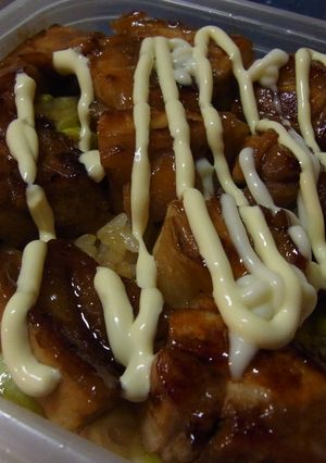 鶏の照りマヨ丼-レシピのメイン写真