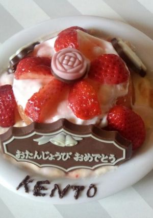 ハーフバースデーケーキ（離乳食初期）-レシピのメイン写真