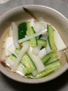 独活と胡瓜の浅漬け-レシピのメイン写真