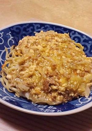 豆腐カサ増しあんかけ皿うどん-レシピのメイン写真