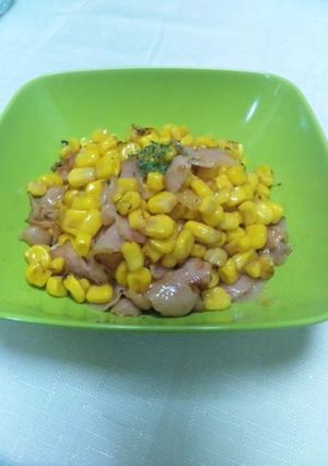 コーンバターfeatベーコン☆-レシピのメイン写真