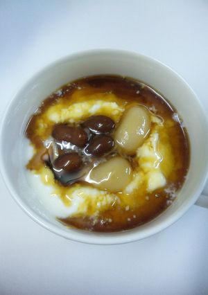 和Cafeスイーツ☆豆inヨーグルト-レシピのメイン写真
