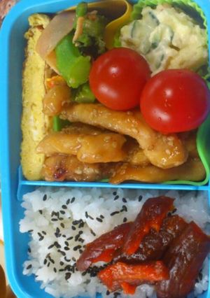 わたしのお弁当4月19日-レシピのメイン写真