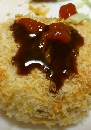 残り物でｗ　揚げない★ポテトコロッケ-レシピのメイン写真