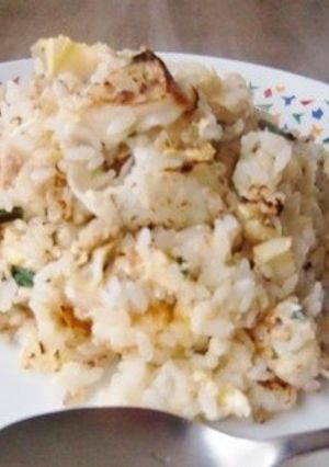 餃子のリメイク、塩麹の味付けで焼き飯を-レシピのメイン写真
