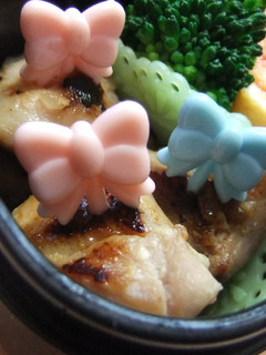 塩麹de焼き鳥~梅風味~お弁当-レシピのメイン写真