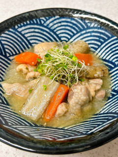 鶏もも肉とごぼうとにんじんの塩麹煮-レシピのメイン写真