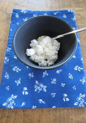 簡単です＊手作りカッテージチーズ。-レシピのメイン写真