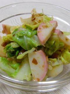 蒲鉾入り☆キャベツのおかか和え-レシピのメイン写真