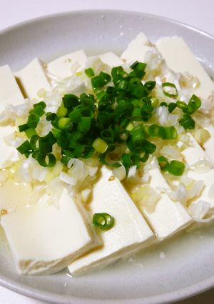 ネギ塩ぽんde塩麹漬け冷奴♪-レシピのメイン写真