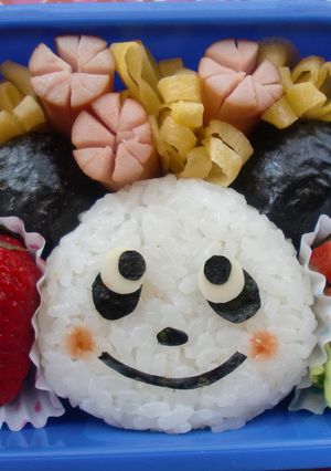 キャラ弁♪簡単☆パンダちゃん♪-レシピのメイン写真