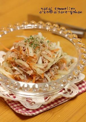 調味料２つ♪タマネギとツナのマリネサラダ-レシピのメイン写真