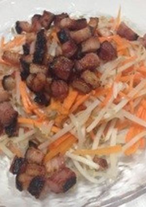 カリカリベーコン＊温野菜-レシピのメイン写真