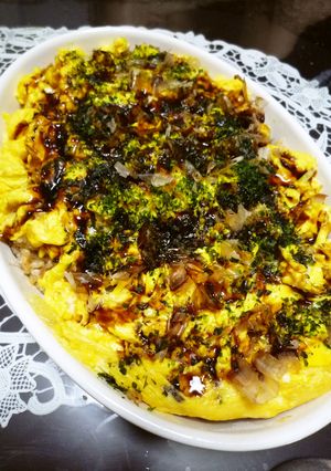 お好み焼き風オムライス-レシピのメイン写真
