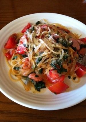 簡単ランチパスタ-レシピのメイン写真