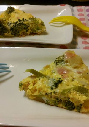 簡単♪野菜を美味しく☆キッチュ風オムレツ-レシピのメイン写真