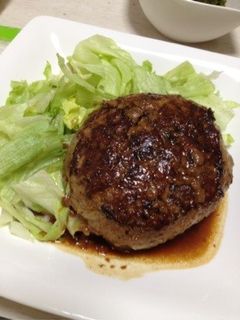 ふっくらハンバーグ-レシピのメイン写真