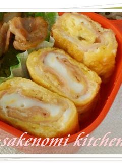 簡単ベーコンで卵焼き☆-レシピのメイン写真