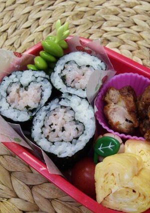ハートの海苔巻き-レシピのメイン写真