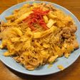 たけのこと豚肉と春雨のしょう油炒め
