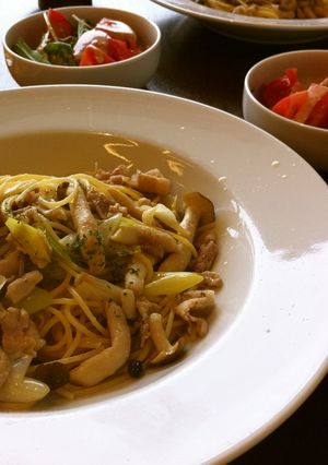豚肉とネギのオイルパスタ-レシピのメイン写真