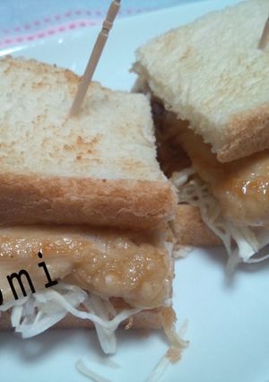 ボリューム満点★チキン南蛮風サンド-レシピのメイン写真