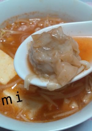 焼売入り♡ピリ辛スープ-レシピのメイン写真