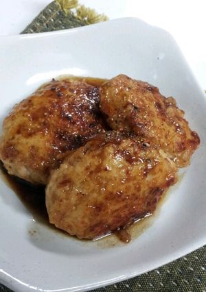 しっかり味の照り焼きつくね♡-レシピのメイン写真