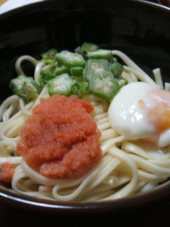 温玉めんたいうどん-レシピのメイン写真