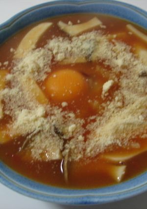 きのこと卵のごちそうスープパスタ-レシピのメイン写真