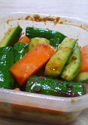すぐに食べれる！ラー油で簡単浅漬け-レシピのメイン写真