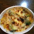 鮭トマトの焼きペンネ