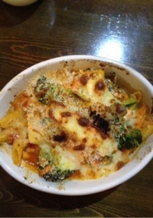 鮭トマトの焼きペンネ-レシピのメイン写真