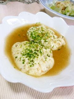 とろ~り豆腐きんちゃくの生姜あんかけ-レシピのメイン写真