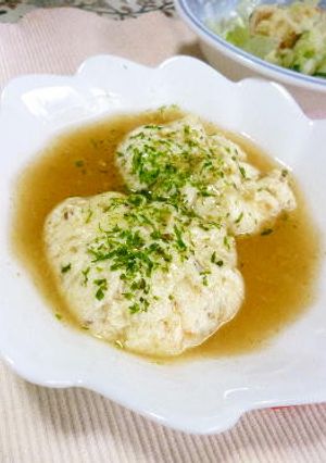 とろ～り豆腐きんちゃくの生姜あんかけ-レシピのメイン写真