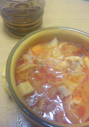 味噌＆塩麹でチキントマト煮込み-レシピのメイン写真