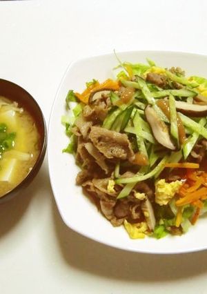 サラダ丼-レシピのメイン写真
