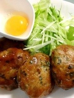 豚挽き肉のつくねバーグ-レシピのメイン写真